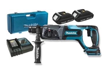 MAKITA DHR241SYE 18V 20 mm. Cordless SDS-PLUS Rotary Hammer Drill (LXT-Series) - สว่านโรตารี่ไร้สาย SDS-PLUS 20มม. MAKITA รุ่น DHR241SYE (18V 1.5Ah)