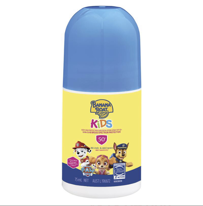 Banana Boat SPF 50+ Kids 75ml Roll On