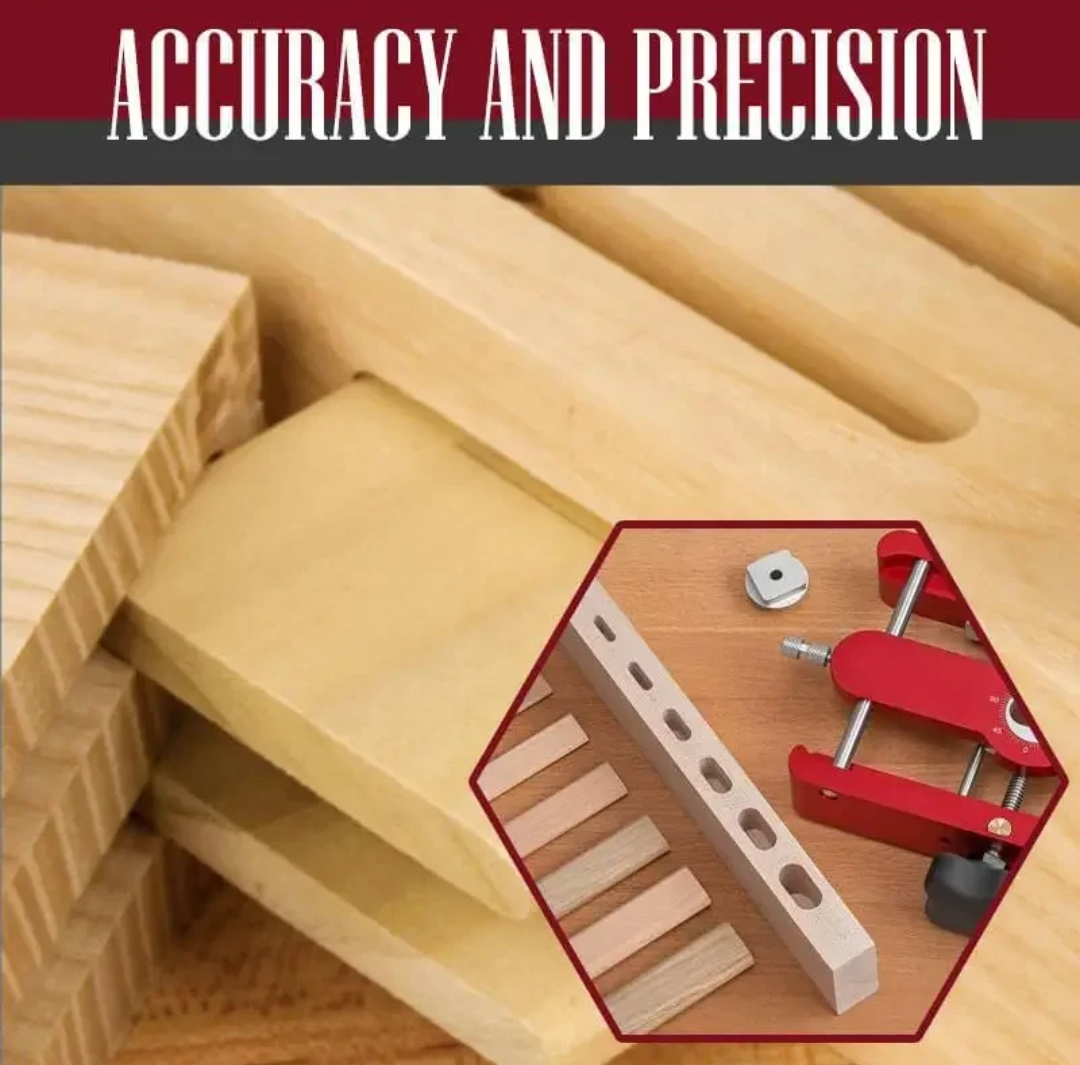 SIT TOOL MJDJ-001 2-in-1 Aluminum Loose Tenon Joinery and Doweling Jig - จิ๊กเจาะเดือยเหลี่ยมอลูมิเนียม แบบถอดได้ และจิ๊กเจาะรูเดือยกลมในตัวเดียวกัน