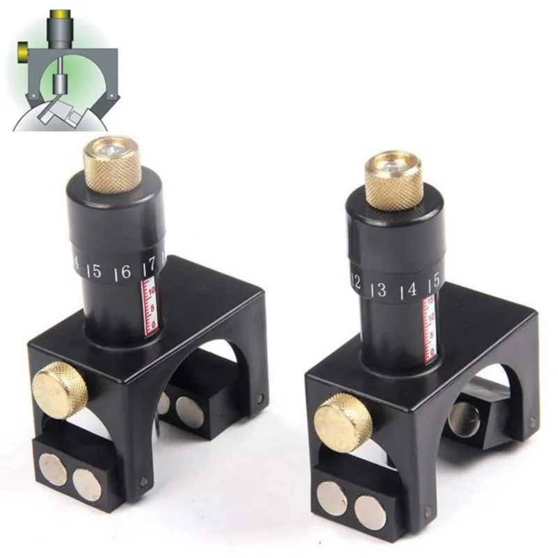 FNICEL PKJ-201 Magnetic Planer & Jointer Knife Setting Jigs - เครื่องตั้งใบมีดเครื่องไสชิด เครื่องรีดไม้แบบแม่เหล็ก ชุด 2ตัวในกล่องไม้