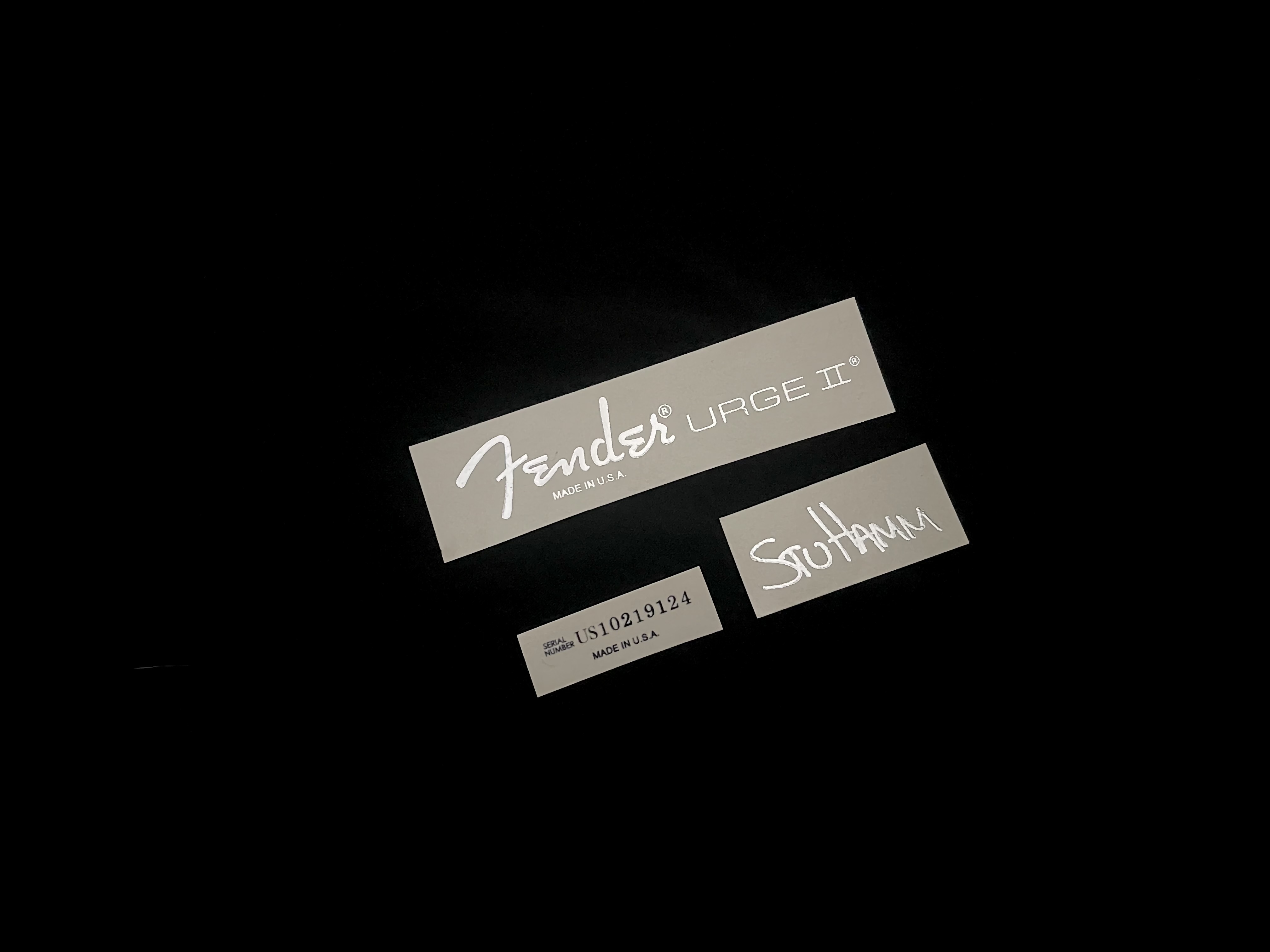 Fender URGE Bass Stuhamm [Silver Metallic]