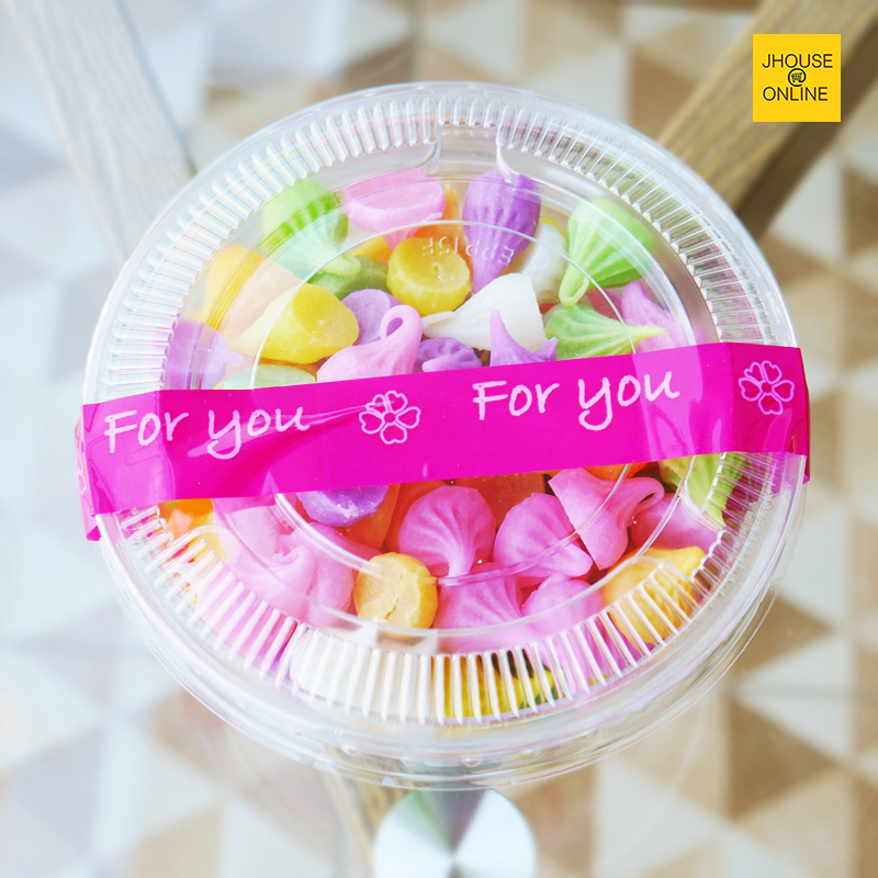 ขนมอาลัวจิ๋ว ขนมไทยโบราณ กรอบนอกนุ่มใน อร่อย หอมหวานกำลังดี สีสันน่าทาน