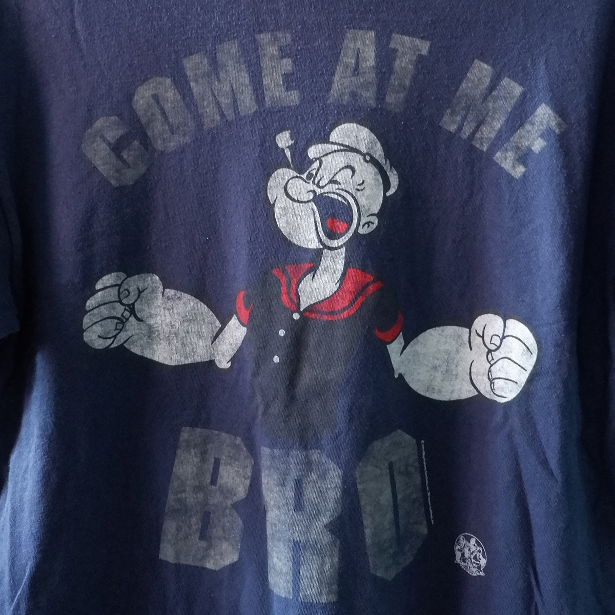 เสื้อยืดวินเทจมือสอง Vintage T-Shirt ลายการ์ตูน ป๊อปอาย Popeye งานป้าย DELTA PRO WEIGHT