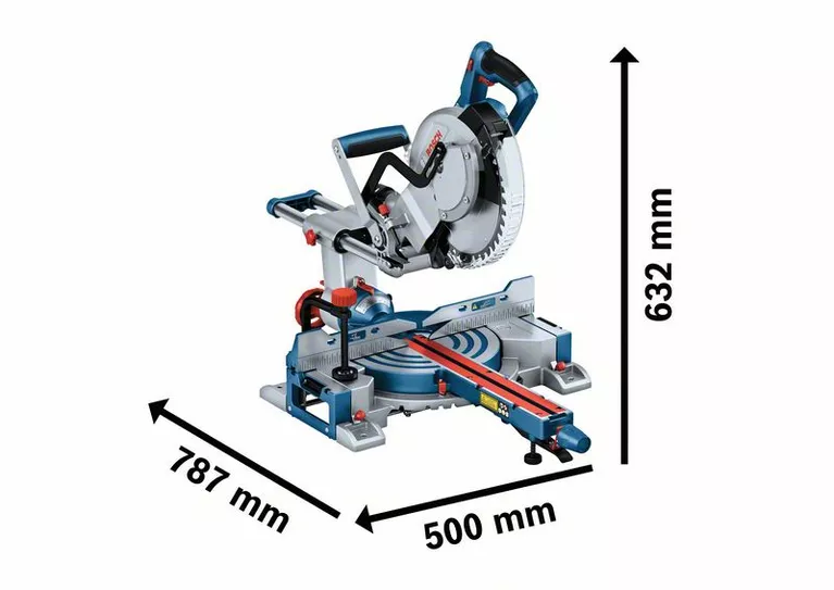 BOSCH GCM 18V-254 D 10" (254mm) Cordless Miter Saw BitTurbo (Tool only- without battery and charger) - เลื่อยตัดองศาสไลด์ไร้สายขนาด 10 นิ้ว (254 มม) บอช รุ่น GCM 18V-254 D (ไม่มีแบตเตอรี่ ไม่มีแท่นชาร์จ) 0601B51180