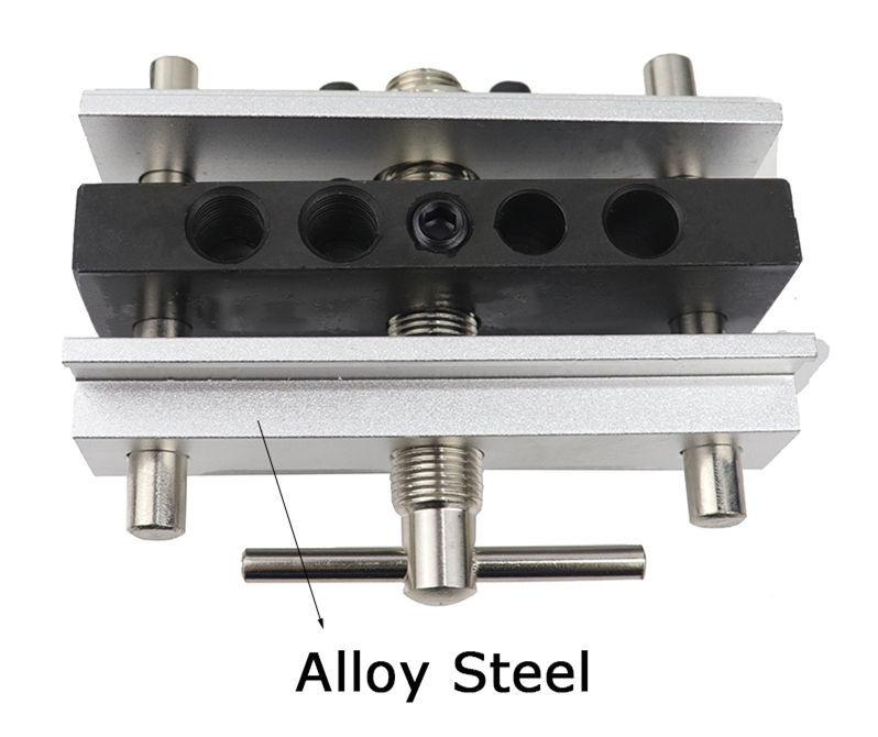 SIT TOOL SIT-SCDW-002 - Metric Self Centering Dowel Jig - จิ๊กเจาะเดือยกลม แบบเจาะกึ่งกลางไม้โดยอัตโนมัติ ขนาดเดือยไม้ 6, 8 และ 10มม.