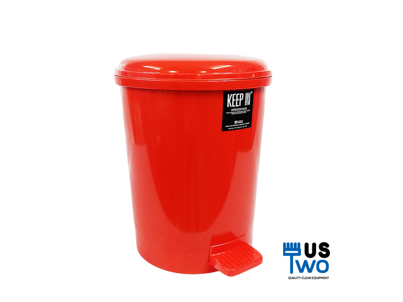 ถังขยะแบบเหยียบ ทรงกลมขนาด 35 ลิตร