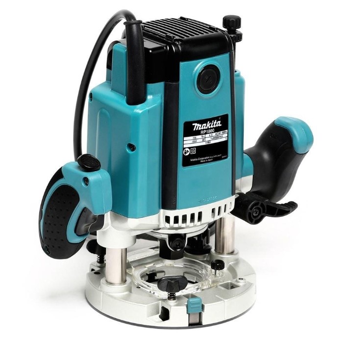 MAKITA RP1800 1/2-inch Plunge Router -เครื่องเซาะร่องแกน 1/2" กำลังสูง ปรับรอบไม่ได้ มากีต้า รุ่น RP1800
