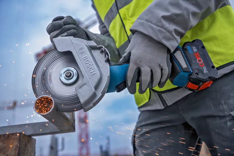 BOSCH GWS 18V-180 PC 180mm (7-inch) Cordless Angle Grinder BitTurbo - เครื่องเจียร 180มม (7 นิ้ว) ไร้สายมอเตอร์ไร้แปรงถ่าน BOSCH รุ่น GWS 18V-180 PC (เครื่องเปล่า ไม่มีแบตเตอรี่ ไม่มีแท่นชาร์จ) - 06019H6E01