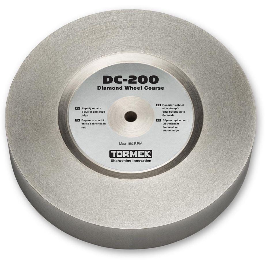 TORMEK DC-200 200mm. Diamond Wheel, Coarse 360grit - หินลับเพชรหยาบขนาด 200มม. (8นิ้ว) ความละเอียด 360 กริต Tormek รุ่น DC-200 (สินค้าสั่งซื้อล่วงหน้า Pre Order)