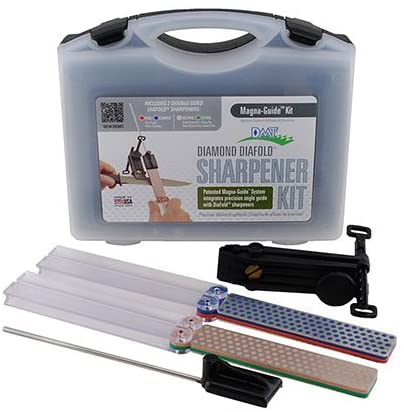 DMT (Diamond Machining Technology) MAGKIT-4 Diafold Whetstone Sharpening Kit With 2-Sided Diamond Sharpening Stones - ชุดคิทลับมีดด้วยเพชรแบบแม่เหล็กพร้อมหินลับเพชร 4 เบอร์ (Made in U.S.A.)