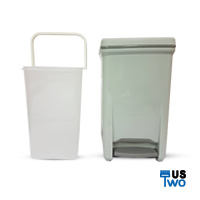 ถังขยะแบบเหยียบ ทรงเหลี่ยม 10 ลิตร