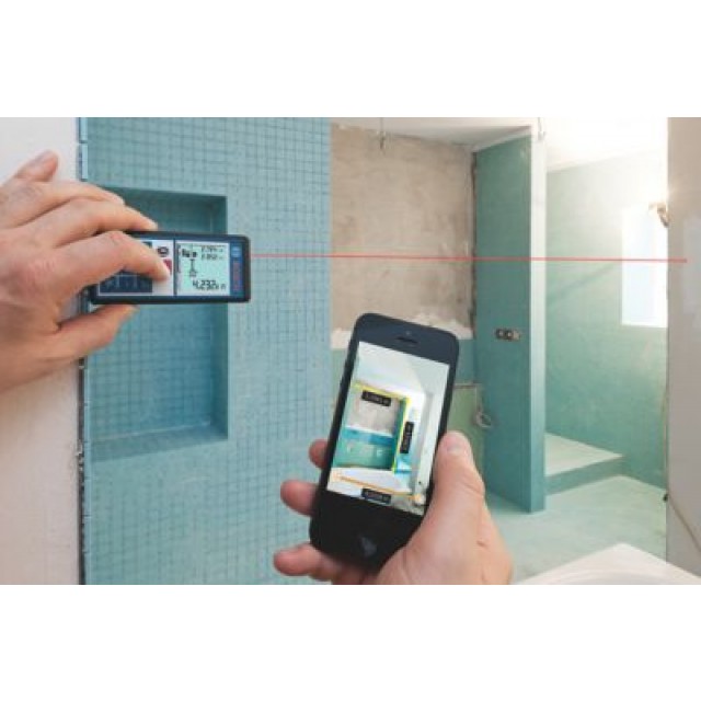 BOSCH GLM 100 C 100m. Laser Measure - เครื่องวัดระยะด้วยเลเซอร์ไกล 100ม. BOSCH รุ่น GLM 100 C - 06010727K0