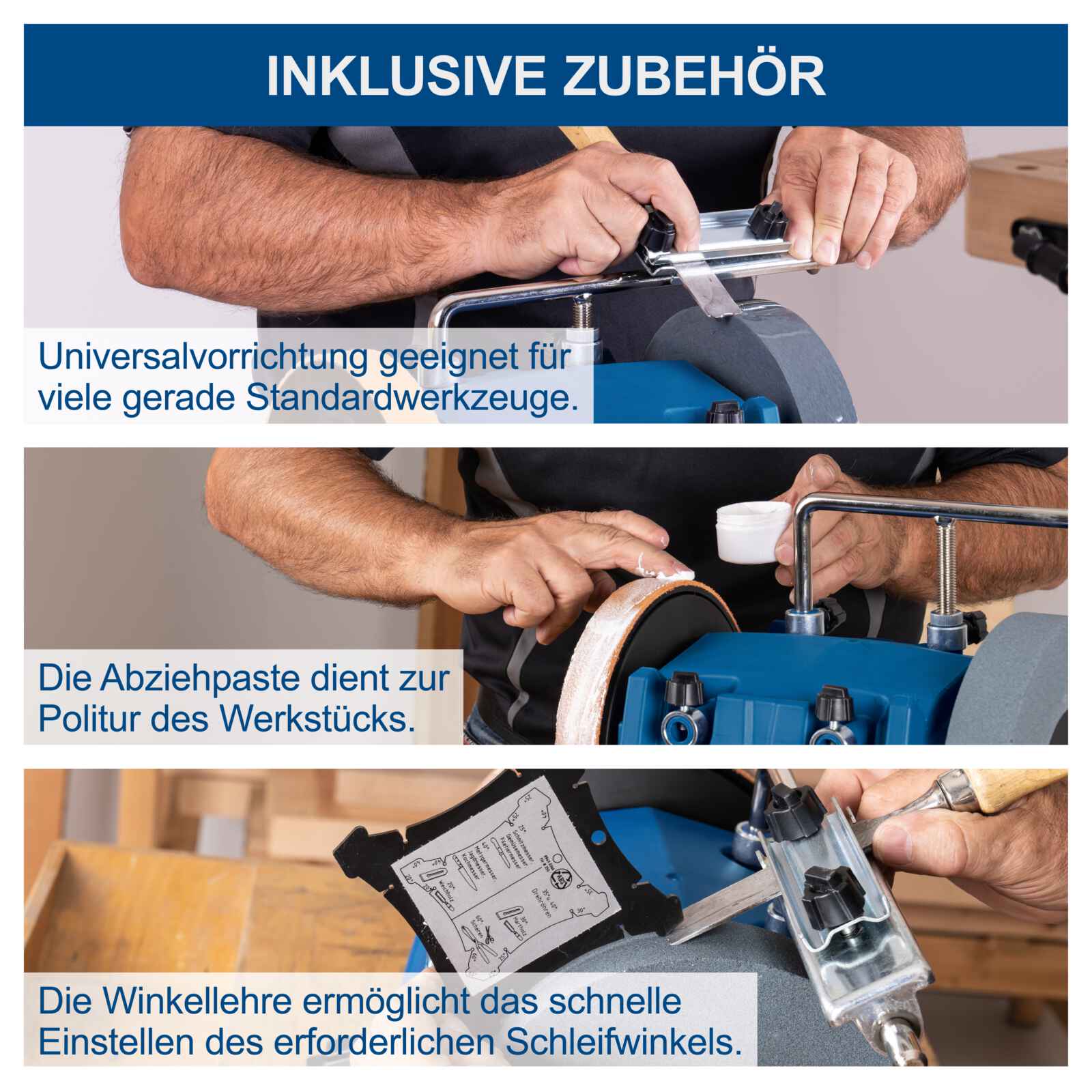 SCHEPPACH Tiger 7000S Water Cooled Sharpening System - เครื่องมือลับคมแบบหล่อเย็นด้วยน้ำขนาด 10 นิ้ว Scheppach รุ่น Tiger 7000S