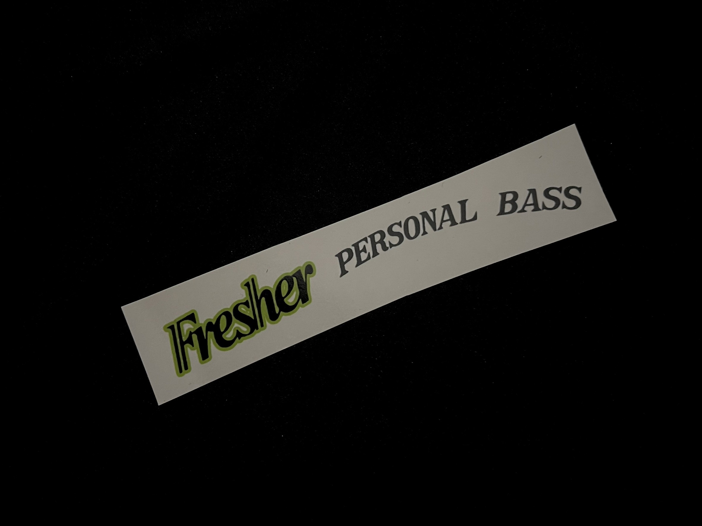 Fresher Personal Bass 1980