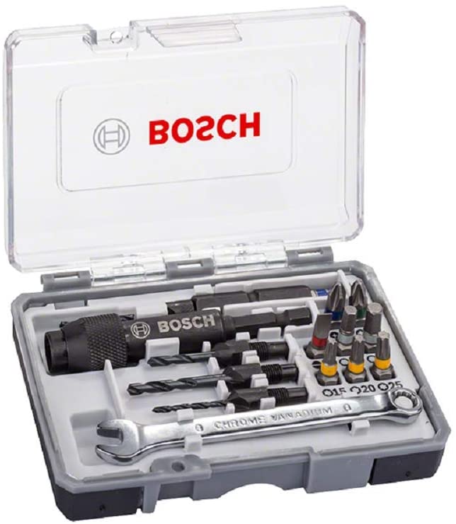 Bosch 2607002786 Screwdriver Bit Set HSS 20 Pcs - ชุดดอกสว่านและดอกไขควง 20 ชิ้น (Drill Drive) - 2607002786