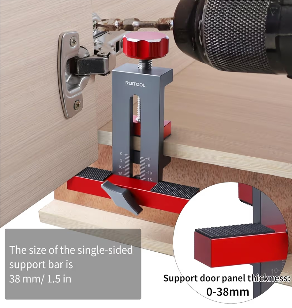 RUITOOL AM1-RL-254 Cabinet Door Installation Positioner - จิ๊กช่วยติดตั้งบานประตูตู้ RUITOOL รุ่น AM1-RL-254