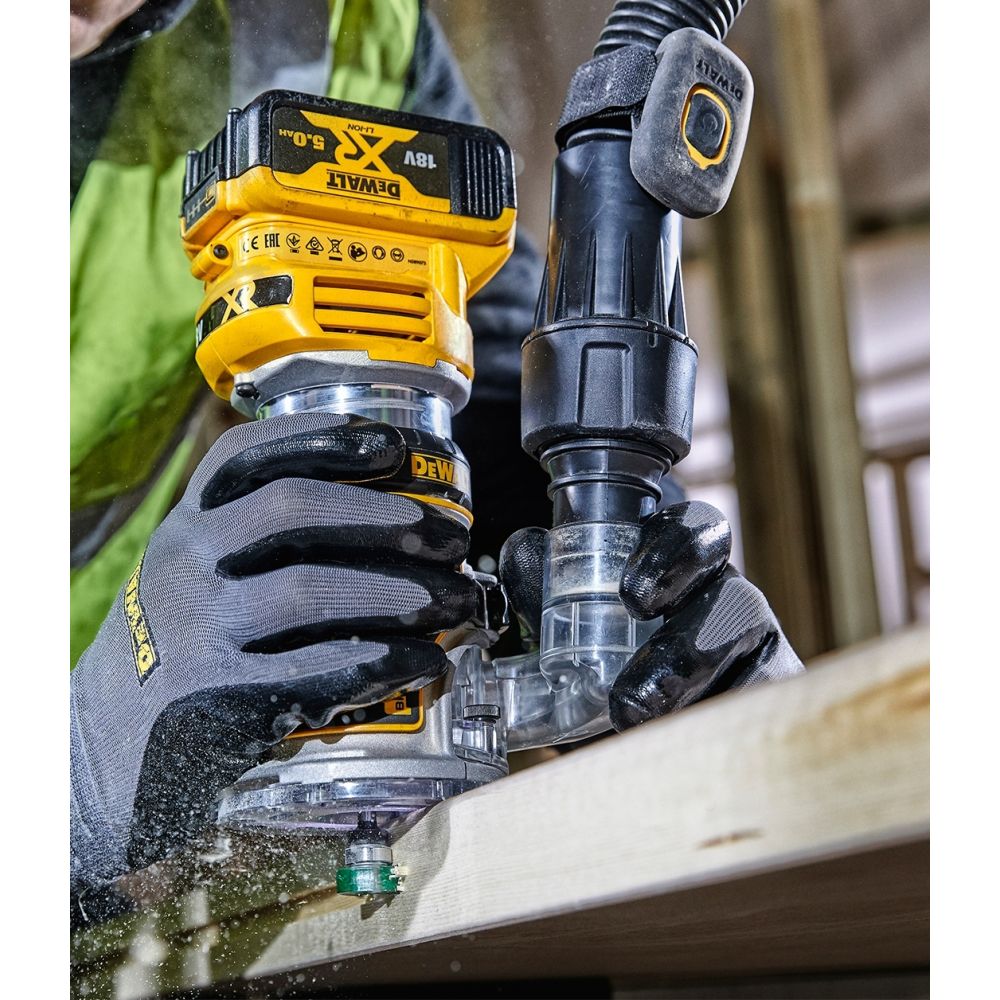 DEWALT DCW600N 18V XR Brushless 1/4" Router/Trimmer (Tool Only, without battery, without charger) - เครื่องเซาะร่องไร้สาย 18 โวลท์ แกน 1/4" Dewalt รุ่น DCW600N (ไม่มีแบตเตอรี่ ไม่มีแท่นชาร์จ)