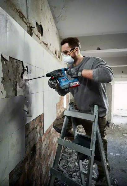 BOSCH GBH 187-LI Cordless Brushless Rotary Hammer Drill - สว่านโรตารี่กระแทกไร้สาย มอเตอร์ไร้แปรงถ่าน SDS-plus Li-Ion 18V รุ่น GBH 187-Li