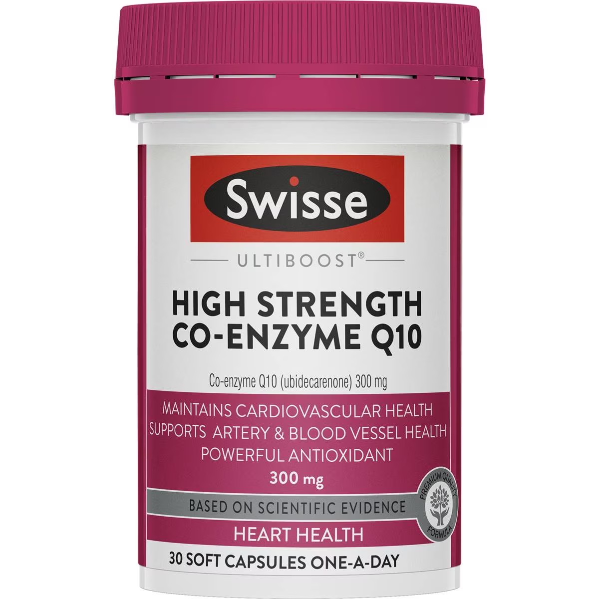 Swisse Ultiboost High Strength Co-Enzyme Q10 (30 เม็ดซอฟเจล)