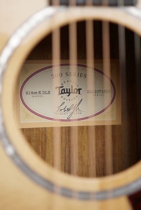 Taylor + Label Acoustic 214 ce