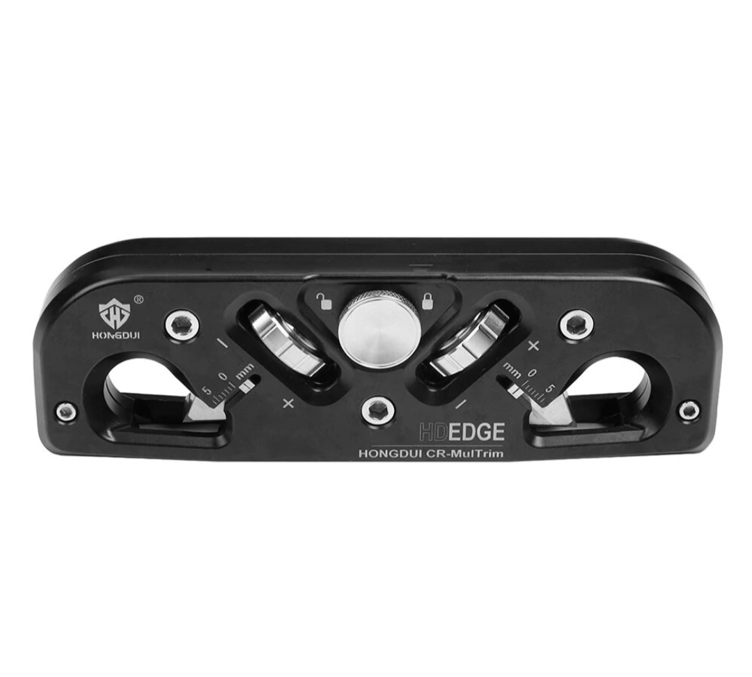 HONGDUI DJ11S - Chamfer Plane Edge Plane Corner Plane Quick Edge Trimmer Chamfering Tool with 3 Carbide Inserts for Woodworking- กบไสมุมพร้อมใบกบคาร์ไบด์ 3 ใบ Hongdui รุ่น DJ11S