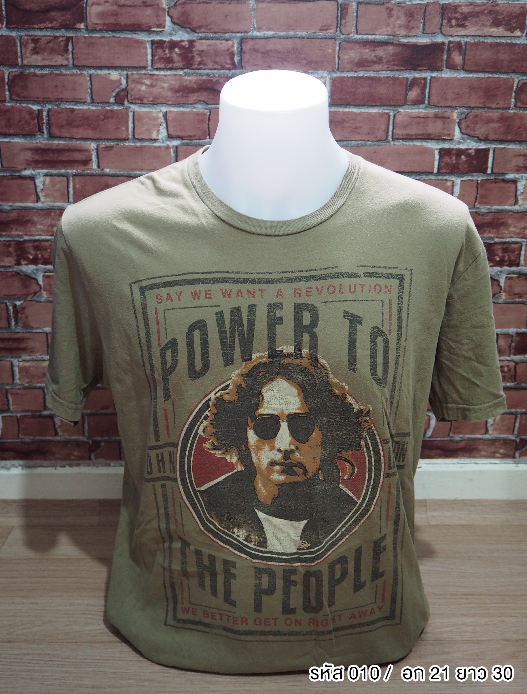 เสื้อยืด john Lennon มือสอง รหัส 010