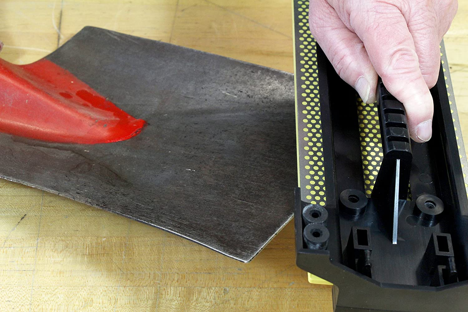 DMT W250CX-WB 10-Inch DuoSharp Bench Stone Coarse/Extra-Coarse with Base (หินเพชรลับคม ชนิด 2 หน้าขนาด 10 นิ้ว หยาบ/ หยาบมาก (Made in U.S.A)