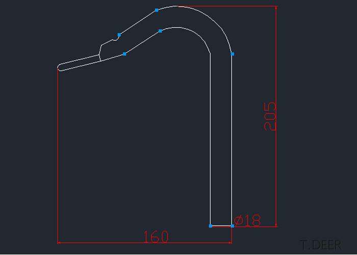T Deer 14" Standard and 8" Short Forged Holdfasts - แคล้มป์ยึดไม้อเนกประสงค์สำหรับโต๊ะงานไม้มี 2 ขนาดให้เลือก ขนาดมาตรฐาน และขนาดสั้น