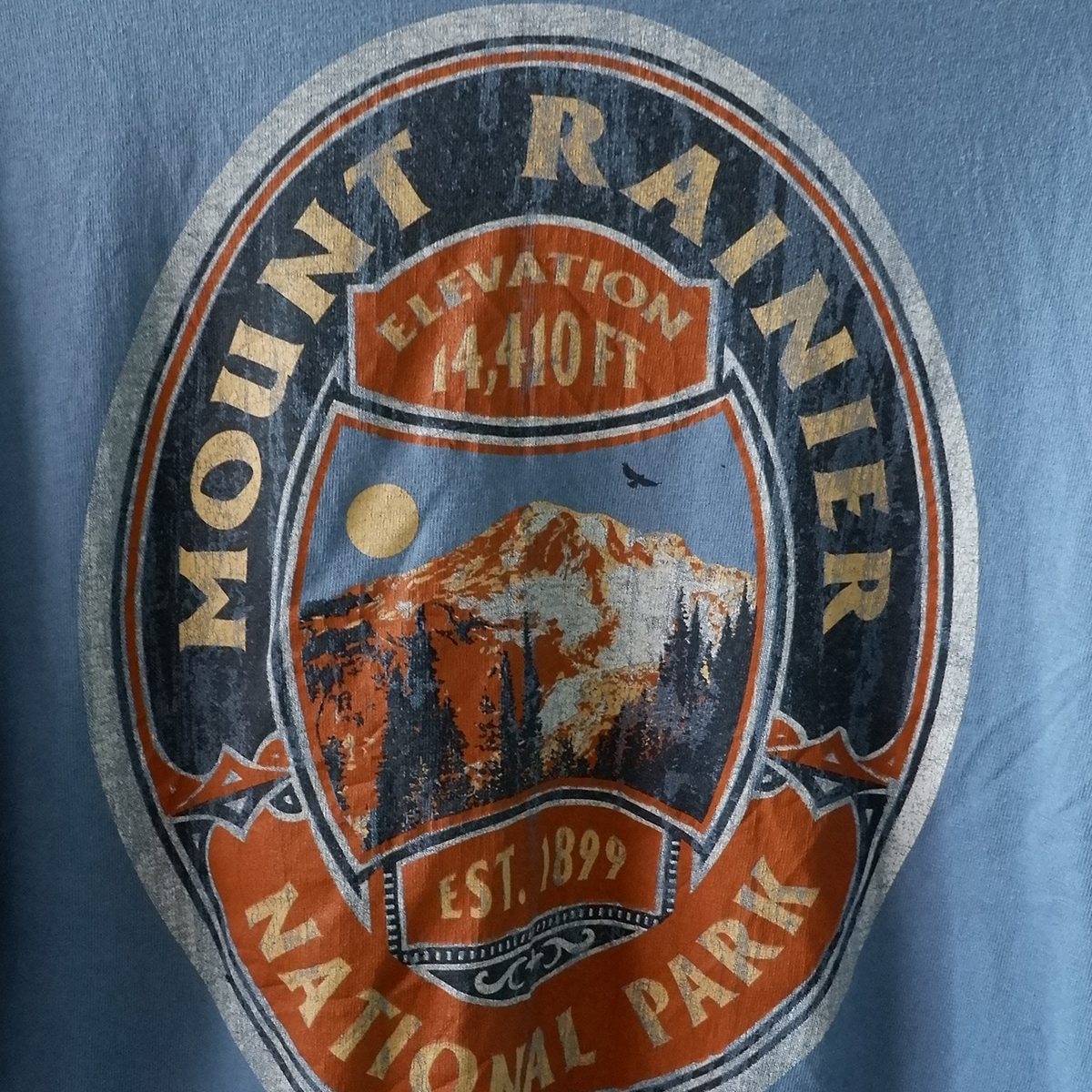 เสื้อยืดวินเทจมือสอง Vintage T-Shirt ลาย MOUNT RAINER EST.1899