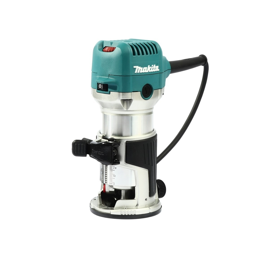 MAKITA RT0702CJ 1/4-inch 710W Compact Router Kit - เครื่อเซาะร่อง หรือทริมเมอร์ 1/4 นิ้ว 710 วัตต์ Makita รุ่น RT0702CJ