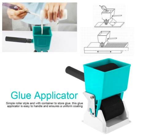 SIT Tool 6-Inch Portable Handheld Woodworking Glue Applicator Roller with Glue Stop- ลูกกลิ้งทากาวรุ่นมีตัวบังคับหยุดไม่ให้กาวไหล ขนาดหน้ากว้าง 6 นิ้ว