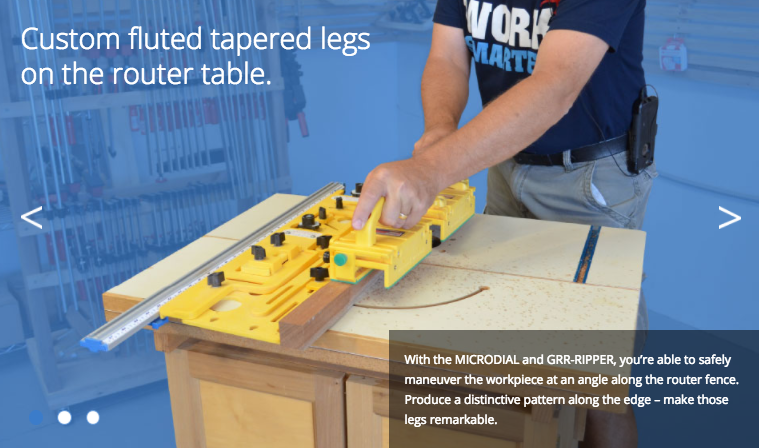 MICROJIG TJ-5000 MicroDial Taper Jig - จิ๊กช่วยในการตัดเอียงงานไม้ (Made in U.S.A.)