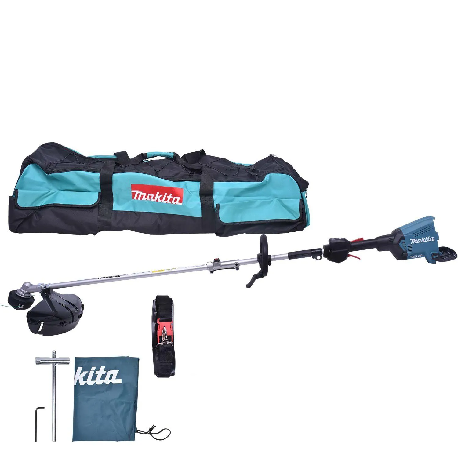 MAKITA DUX60ZM3 - 36v Cordless Multi-purpose Outdoor Tool with EM403MP Grass Trimmer head (Tool only, w/o battery and charger) - เครื่องมืองานสวนอเนกประสงค์ 36 โวล์ท รุ่น DUX60Z พร้อมหัวเอ็นตัดหญ้า EM403MP (เครื่องเปล่า ไม่มีแบตเตอรี่ ไม่มีแท่นชาร์จ)