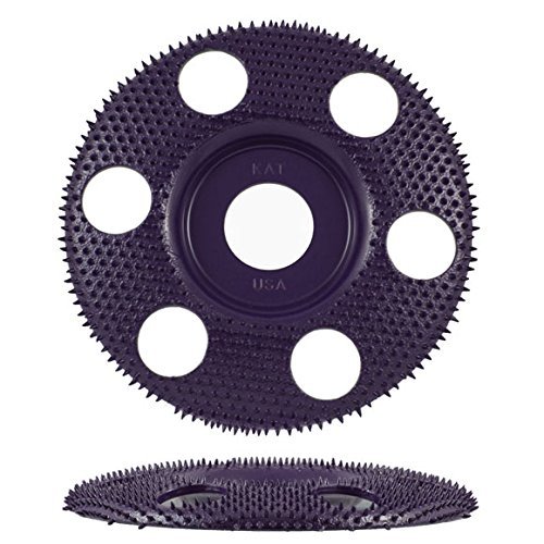 Holey Galahad See Through Disc Flat Extreme Tungsten Carbide Coating - จานขัดไม้คาร์ไบด์หน้าจานแบน ชนิดหยาบมาก (Made in U.S.A.)