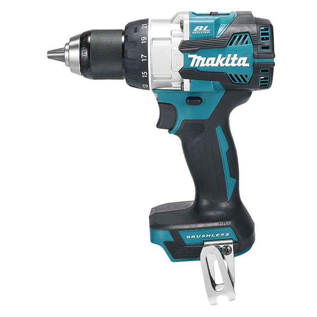 MAKITA DHP489Z – 18V LXT Brushless 1/2" Hammer Drill-Driver, Tool Only (Tool only, without Battery and Charger) - สว่านไขควงกระแทกไร้สาย 18V มากีต้า รุ่น DHP489Z (เฉพาะเครื่องไม่มีแบตเตอรี่ ไม่มีแท่นชาร์จ)
