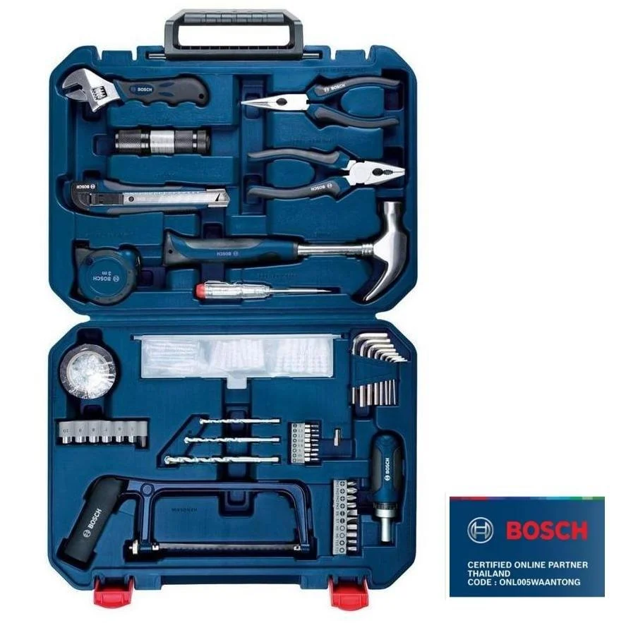 BOSCH 2607002788 Multi-Function Household Tool Kit - ชุดอุปกรณ์เครื่องมือสามัญ 108 ชิ้น - 2607002788