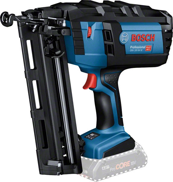 BOSCH GNH 18V-64 M Cordless Nailer (without battery and charger)- ปืนยิงตะปูขาเดี่ยวขนาด 64 มม. BOSCH รุ่น GNH 18V-64 M (เครื่องเปล่า ไม่มีแบตเตอรี่ ไม่มีแท่นชาร์จ) - 0601481001