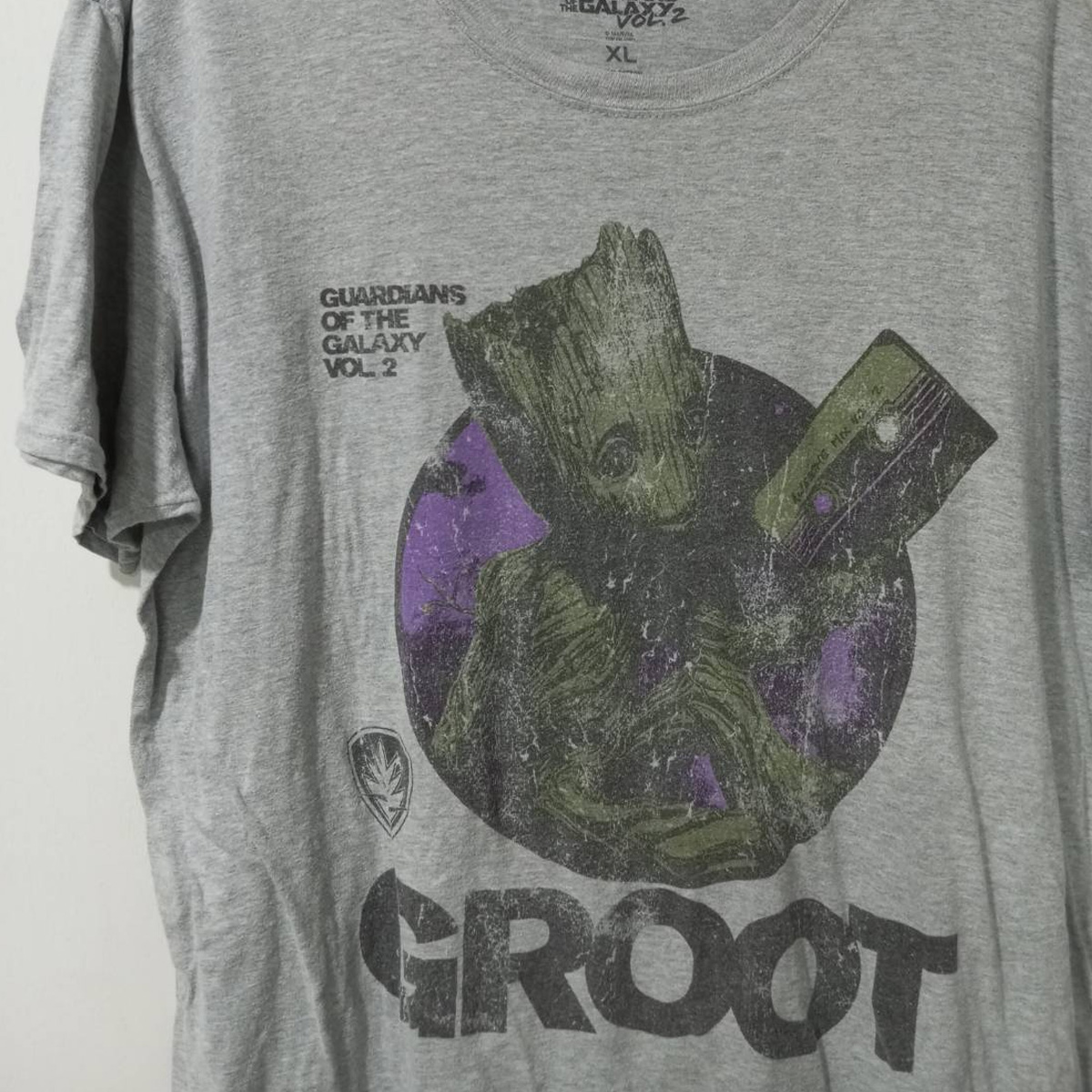 เสื้อยืดวินเทจ มือสอง T-Shirt Vingtage เสื้อฮีโร่การ์ตูน กรู๊ท Groot T-Shirt Vingtage งานป้าย Marvel มือสอง