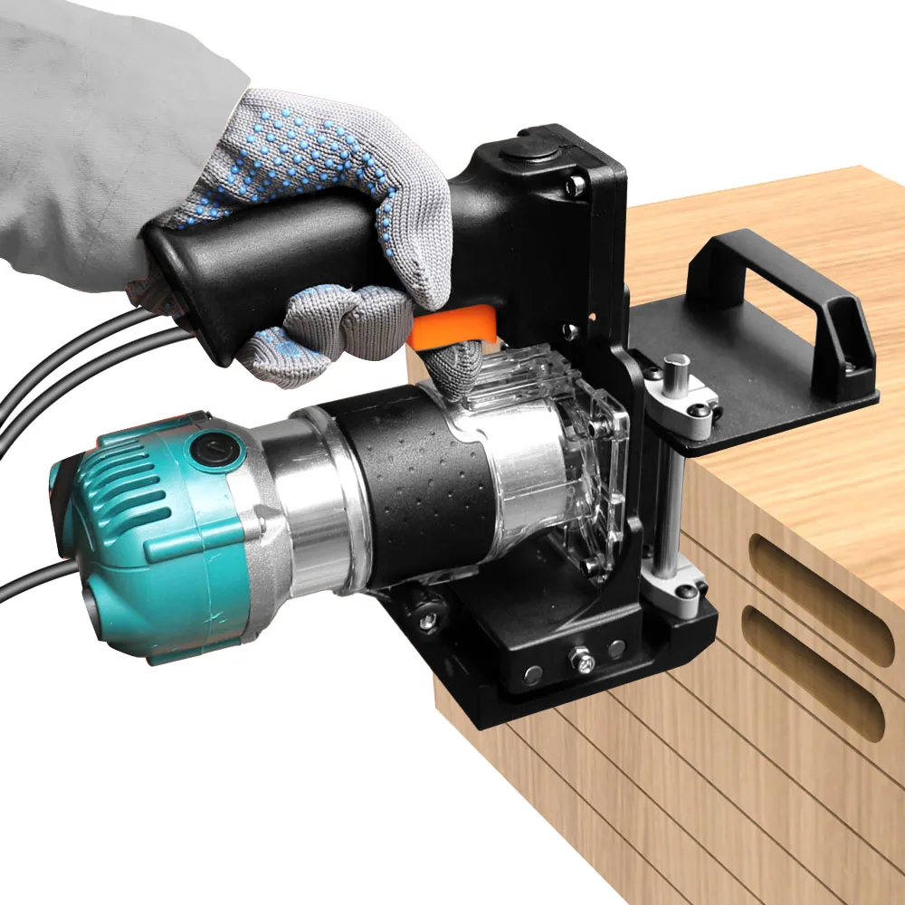 WNEW WN-DF500 - Basic Loose Tenon (Domino) or Invisible Fastener Opening Punching for Trimmer - ชุดช่วยเจาะเดือย Domino หรือเซาะร่องสำหรับฝังอุปกรณ์ฮาร์ดแวร์ชนิดหลบในรุ่นมาตรฐาน Wnew WN-DF500 ใช้ร่วมกับทริมเมอร์