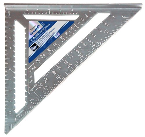 EMPIRE 3990 12-Inch Heavy-Duty Magnum Rafter Square- ฉากอลูมิเนียมช่างไม้ขนาด 12 นิ้ว U.S.A
