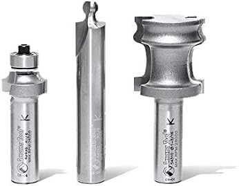 AMANA TOOL 54314 - 3-Piece Carbide Tipped Tambour Door/Appliance Garage Door 1/2 Inch Shank Set - ชุดดอกเร้าเตอร์สำหรับทำประตูโค้ง แกน 1/2นิ้ว AMANA TOOL รุ่น 54314 (สินค้าสั่งซื้อล่วงหน้า Pre-Order)