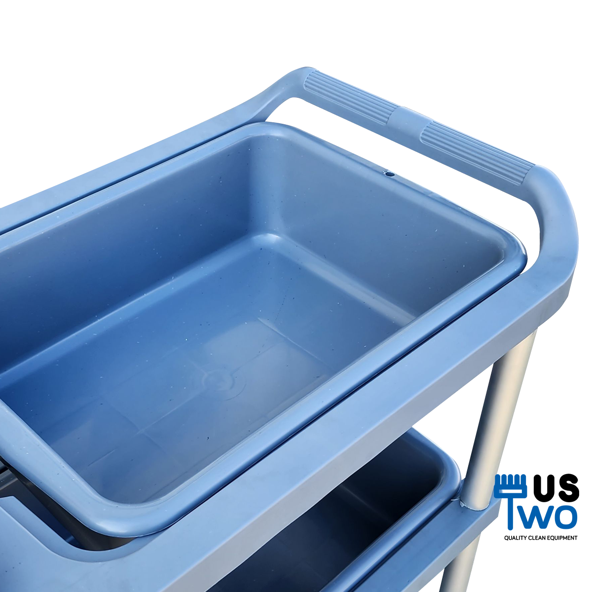 รถเข็นเก็บจาน 3 ชั้น พร้อมกระบะเก็บจาน