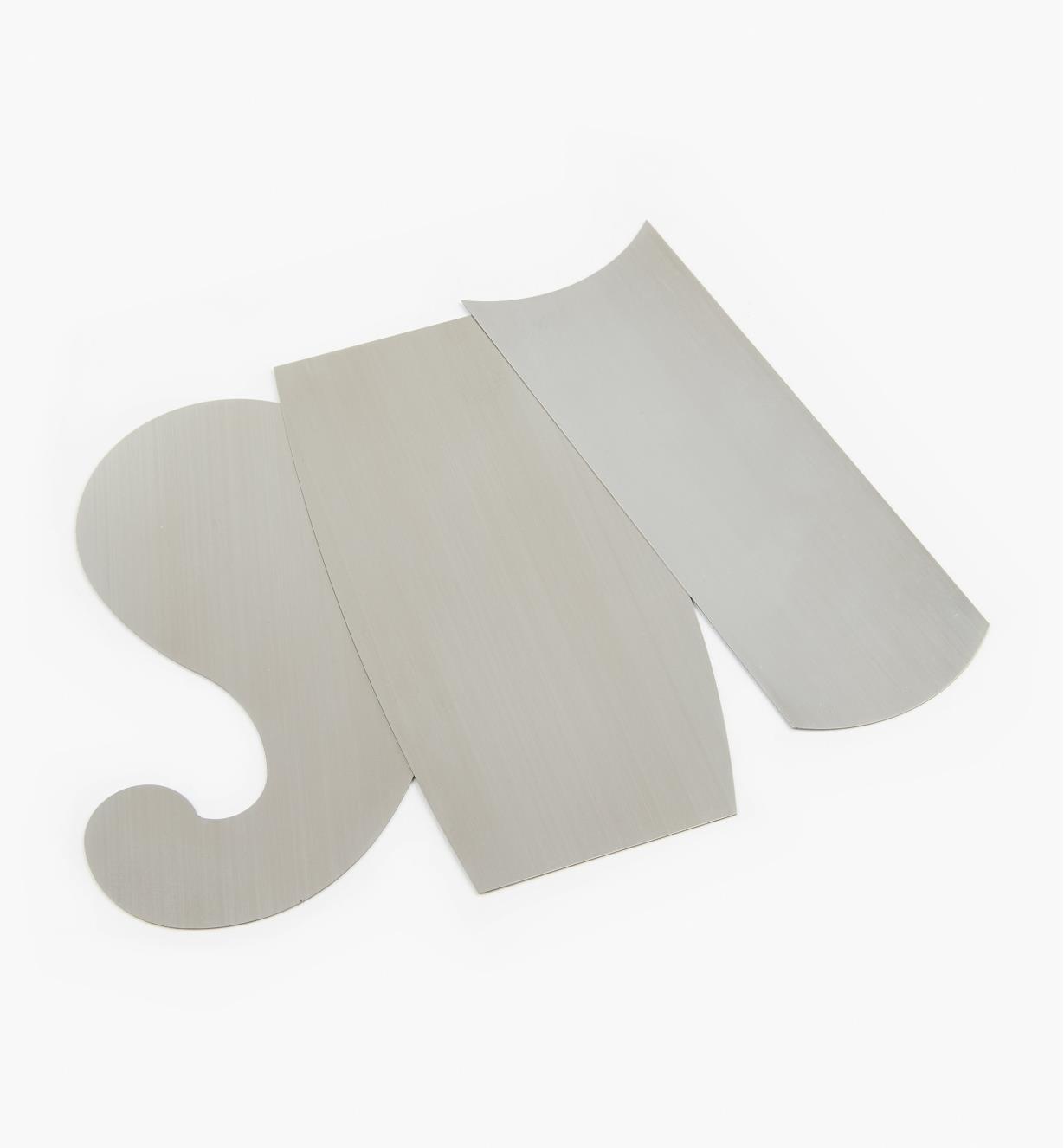 VERITAS 05K20xx Super-Hard Curved Scraper Sets - ชุดเหล็กขูดไม้ชนิดแข็งพิเศษแบบโค้ง - 05K20xx