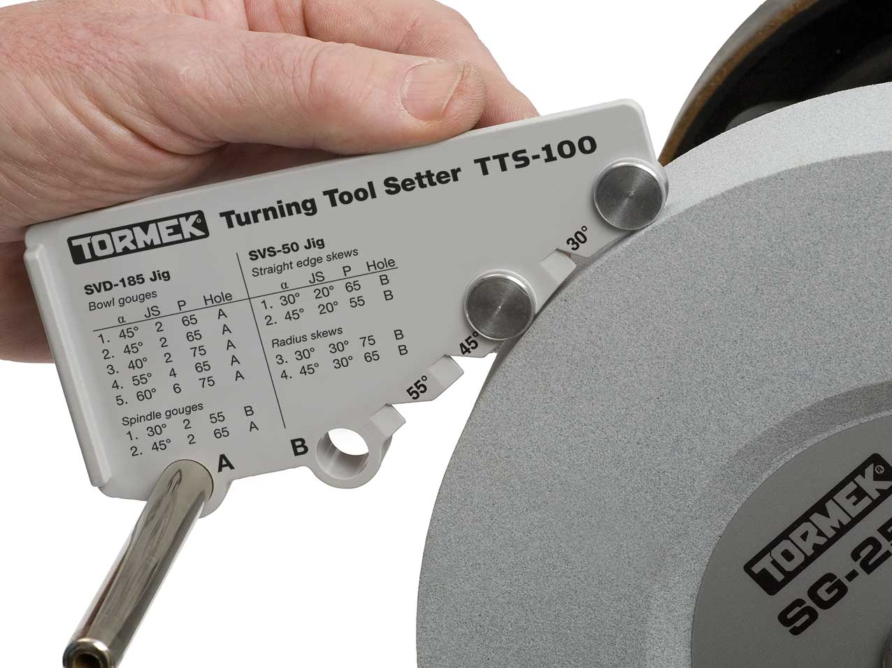 TORMEK TTS-100 Turning Tool Setter - ตัวตั้งจิ๊กสำหรับลับมีดกลึง Tormek รุ่น TTS-100 (สินค้าสั่งซื้อล่วงหน้า Pre-Order)