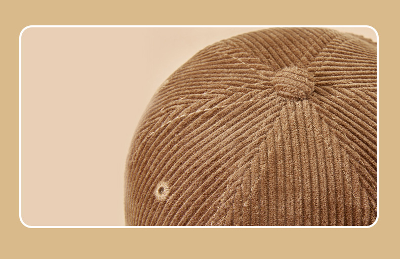 หมวกแก๊ปผ้าลูกฟูก หมวกลูกฟูกทรงสวย