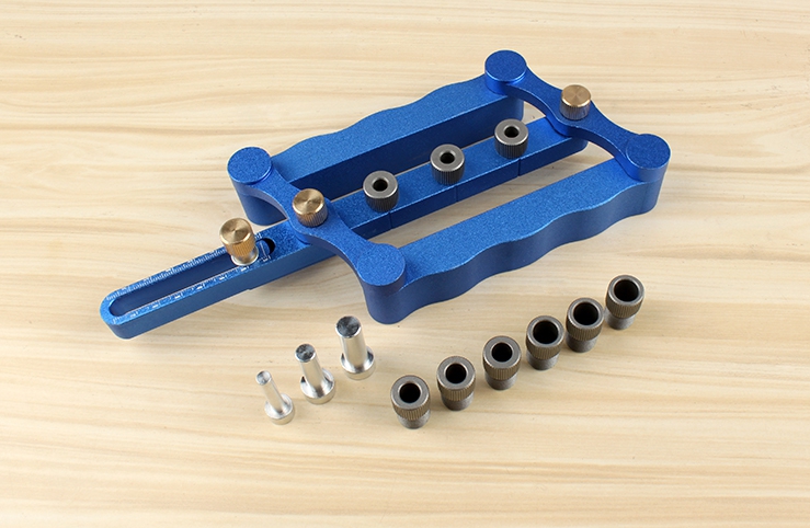 จิ๊กเจาะเดือยกลม แบบเจาะกึ่งกลางไม้โดยอัตโนมัติ ขนาด 6, 8 และ 10มม (Self Centering MT Dowel Jig)