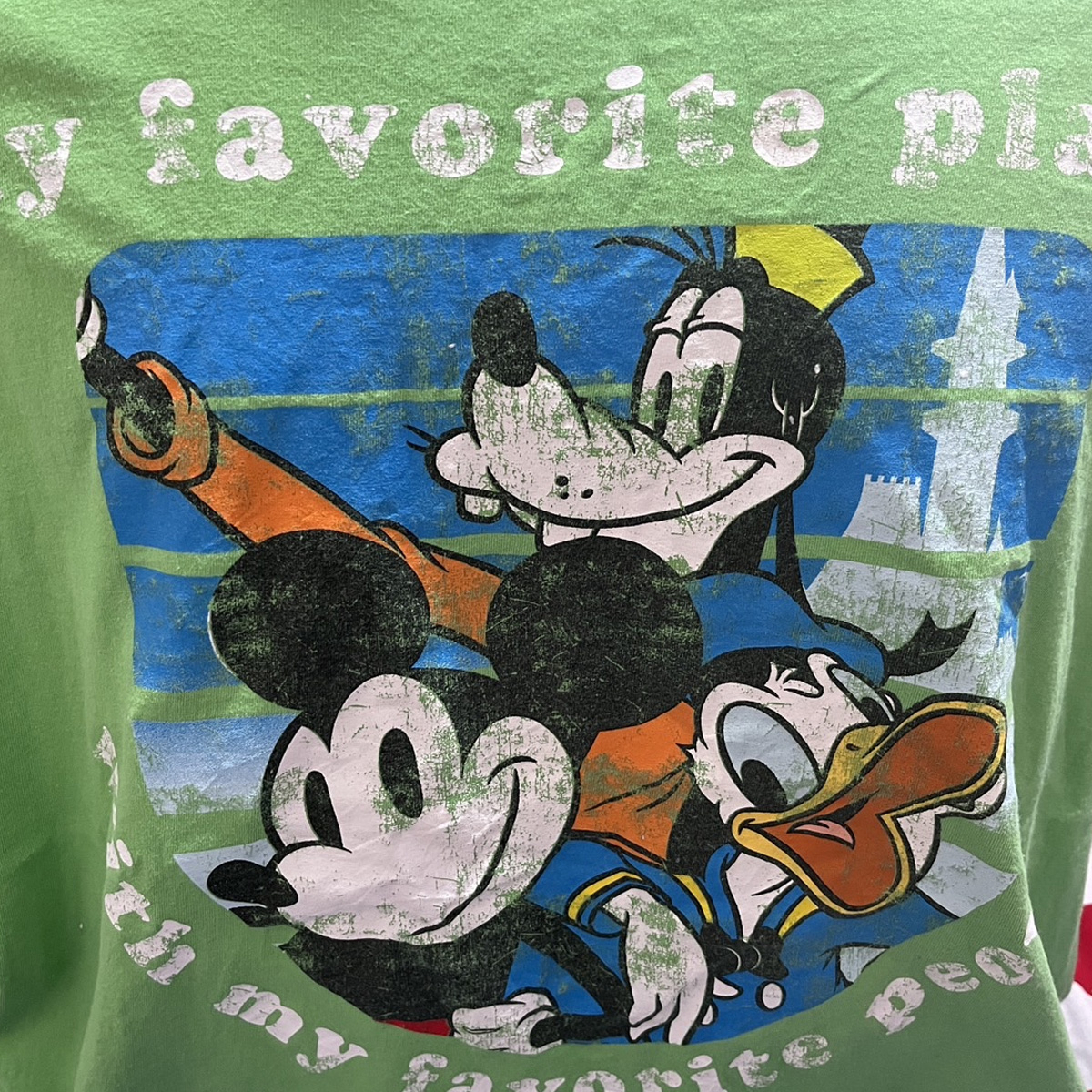 เสื้อยืดวินเทจมือสอง Vintage T-Shirt เสื้อยืดมิกกี้เมาส์ วินเทจ Mickey Mouse งานป้าย Disney