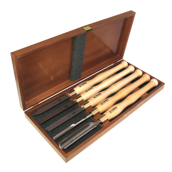 NAREX 859410 Set of woodturning chisels HSS LINE PROFI - มีดกลึงงานไม้ขนาดใหญ่เหล็ก HSS (Made in Czech Republic)