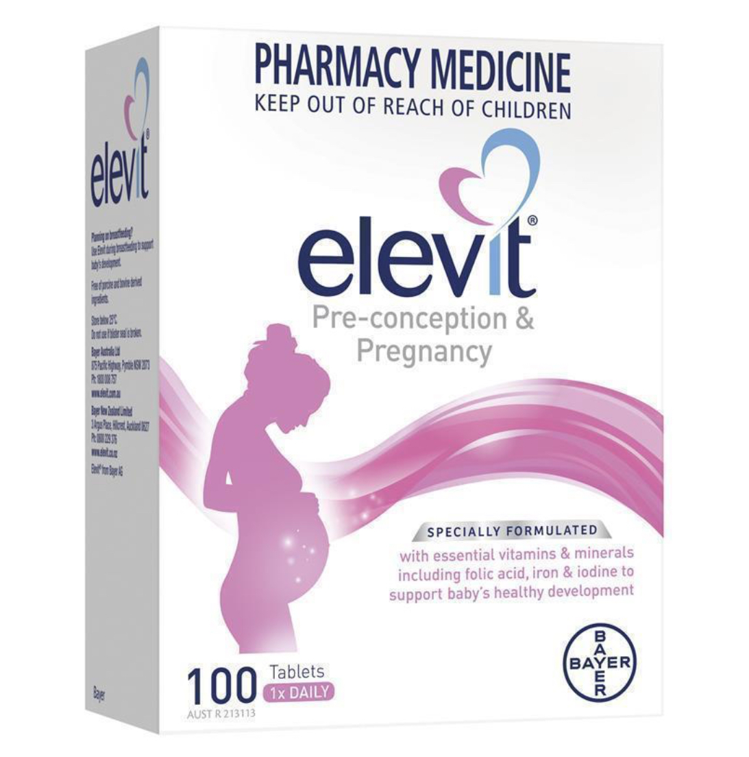 Elevit Healthy Baby, Healthy Mum(100 เม็ด)
