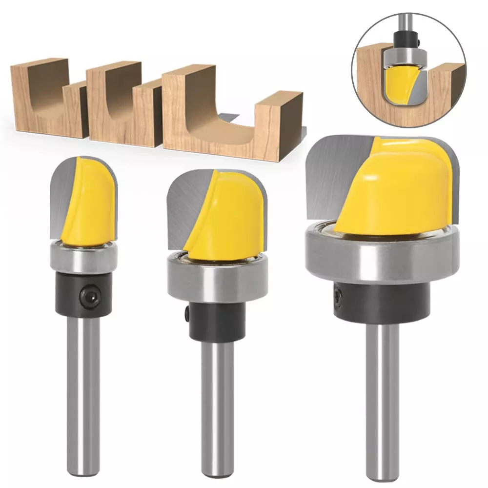SIT Tool 14959 - 1/2", 3/4" and 1-1/8" Diameter Bowl & Tray Template Router Bit - 1/4" Shank - ดอกเร้าเตอร์สำหรับขุดถ้วยชาม และถาด ขนาด 1/2นิ้ว 3/4นิ้ว และ 1-1/8นิ้ว แกน 1/4 นิ้ว